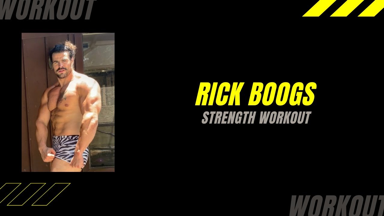 WWE | RICK BOOGS STRENGTH WORKOUT 2021 | ProWrestlerWorkouts - YouTube