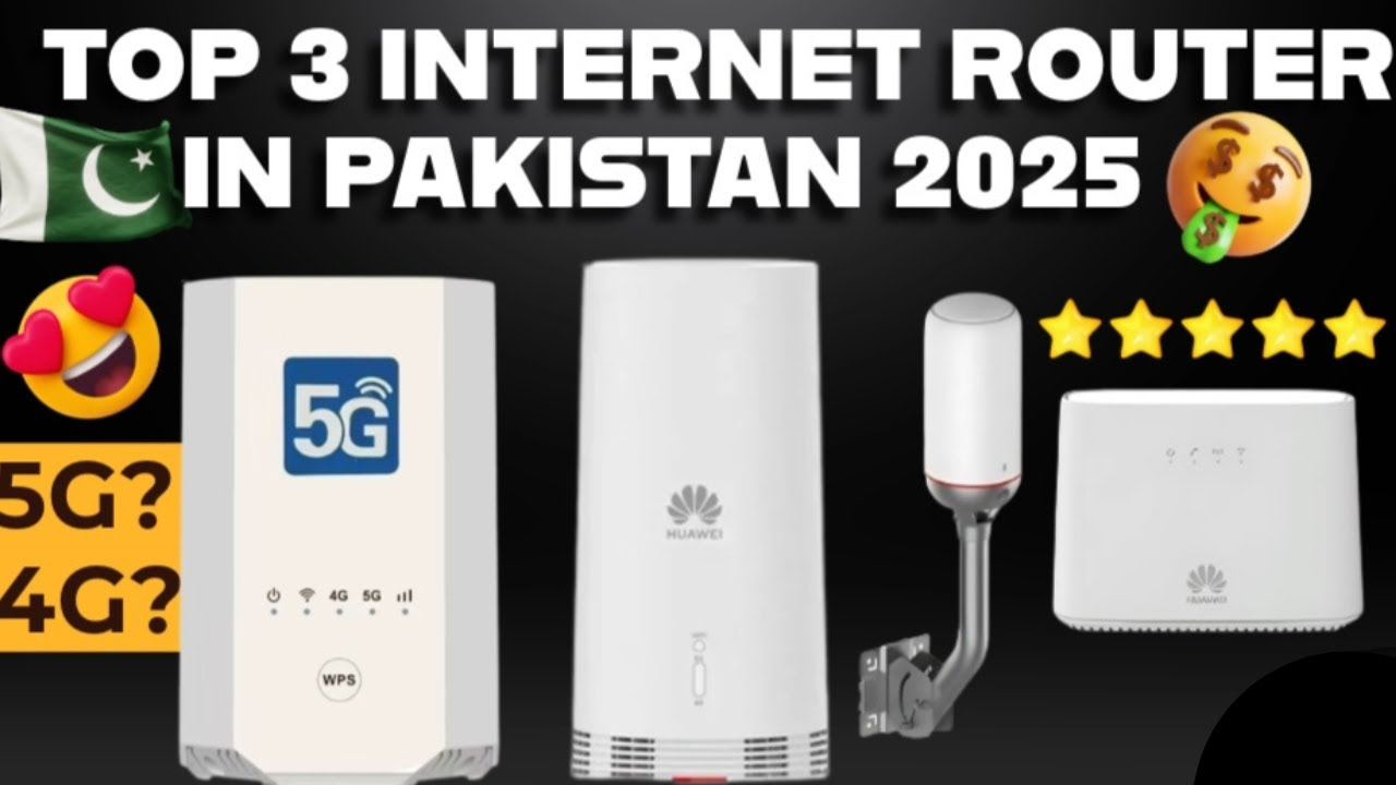 Telephony Router Pakistan 🔥 Top 3 Internet Routers in Pakistan 2025 | 4G & 5G Best WiFi Routers 🚀 ...