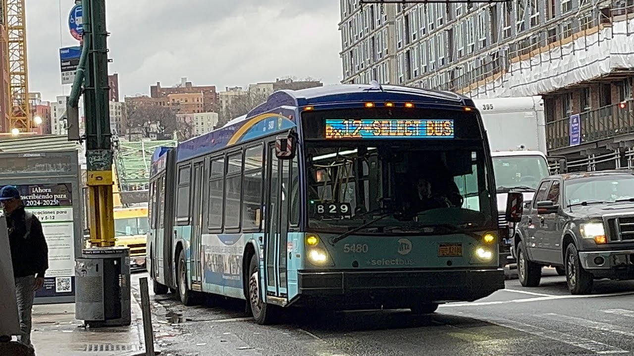 MTA NYCT Bus: 2017-19 NovaBus LFSA #5480/#5537 on the Bx12-SBS At West ...