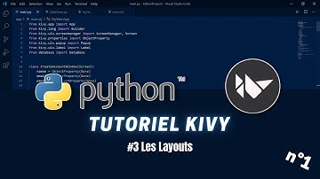 Introduction à  Kivy | Creer des applications android avec python | #3 Les Layouts n°1