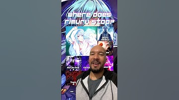 Where does Rimuru stop? #anime #manga #tensura #vs #dbz #naruto #onepunchman #sololeveling #shorts