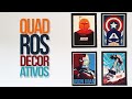 Como fazer QUADROS DECORATIVOS para seu cenário(Quadros para seu quarto) - DIY