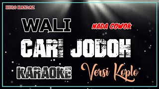 CARI JODOH - WALI BAND || KARAOKE VERSI DANGDUT KOPLO NADA COWOK