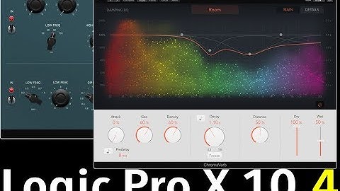 Logic Pro X 10.4 ChromaVerb Vintage EQ and Smart Tempo