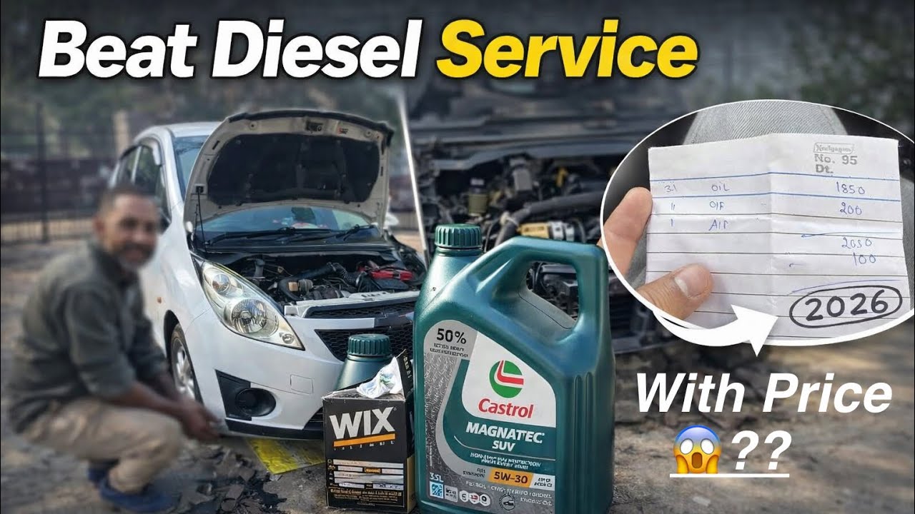 Chevrolet Beat Diesel Service Cost😱2026