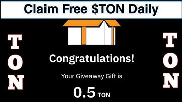 Free 0.9 TON Coin 😱 | Bybit Giveaway Passcode Today | TON Airdrop