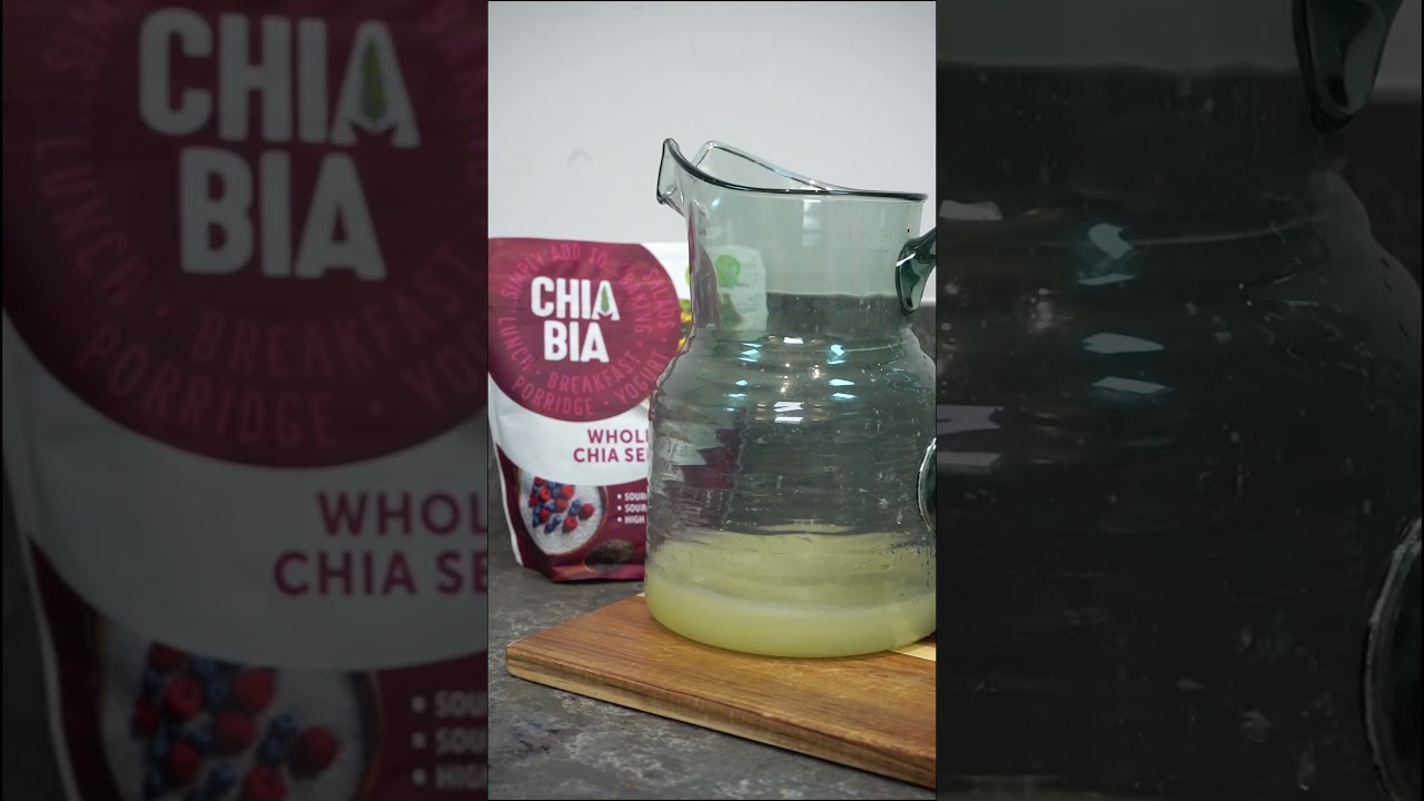 Chia Lemonade 🍋☀️