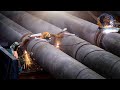 Amazing Biggest Pipe Productions and Incredible Stages of Oil Pipeline Constructions