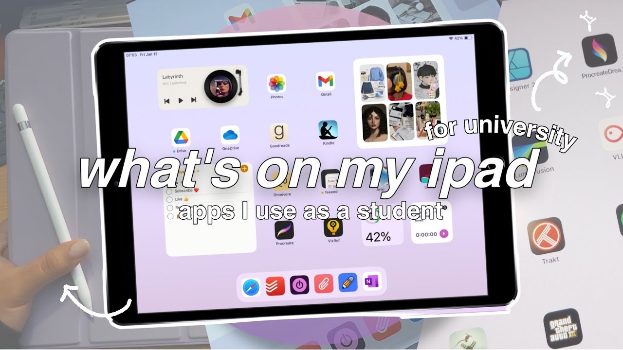 what’s on my ipad pro 🌿 apps I use for notetaking and productivity as a student