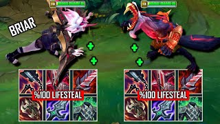 LIFESTEAL BRIAR vs LIFESTEAL WARWICK FULL BUILD FIGHTS & Best Moments!