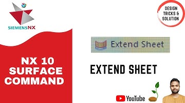NX10 Extend Sheet | Extend Sheet Siemens NX10 | How to Use Extend Sheet in Siemens UGNX