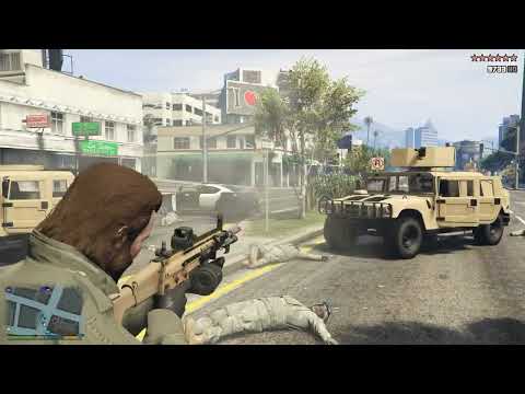 GTA 5 - Mafia Bank Robbery + Ten Star Escape