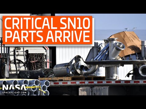SpaceX Boca Chica - Starship SN10 parts arriving as SN6 looks forward to hop