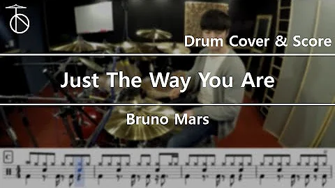 Bruno Mars - Just The Way You Are Drum Cover,Drum Sheet,Score,Tutorial.Lesson