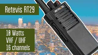 Retevis RT29. Профессиональная радиостанция. 10 Вт. Обзор, проверка, внутренности. screenshot 5