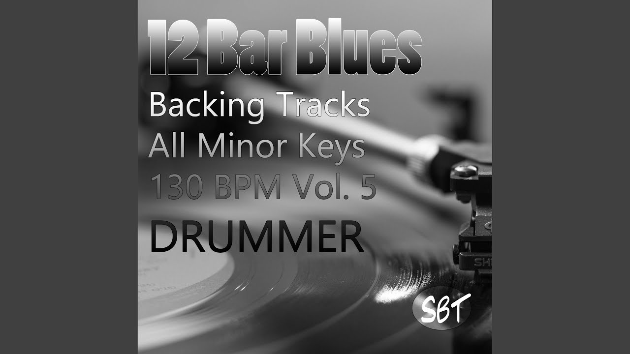 12 Bar Blues Drum Backing Track in C Minor 130 BPM, Vol. 5 - YouTube