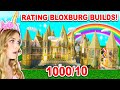RATING BLOXBURG HOUSES! (Roblox)