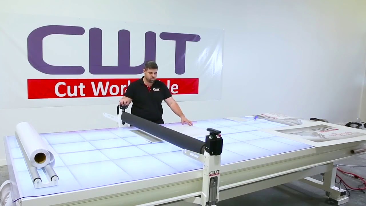 CWT Graphics Flatbed Vinyl Mounting Applicator. YouTube