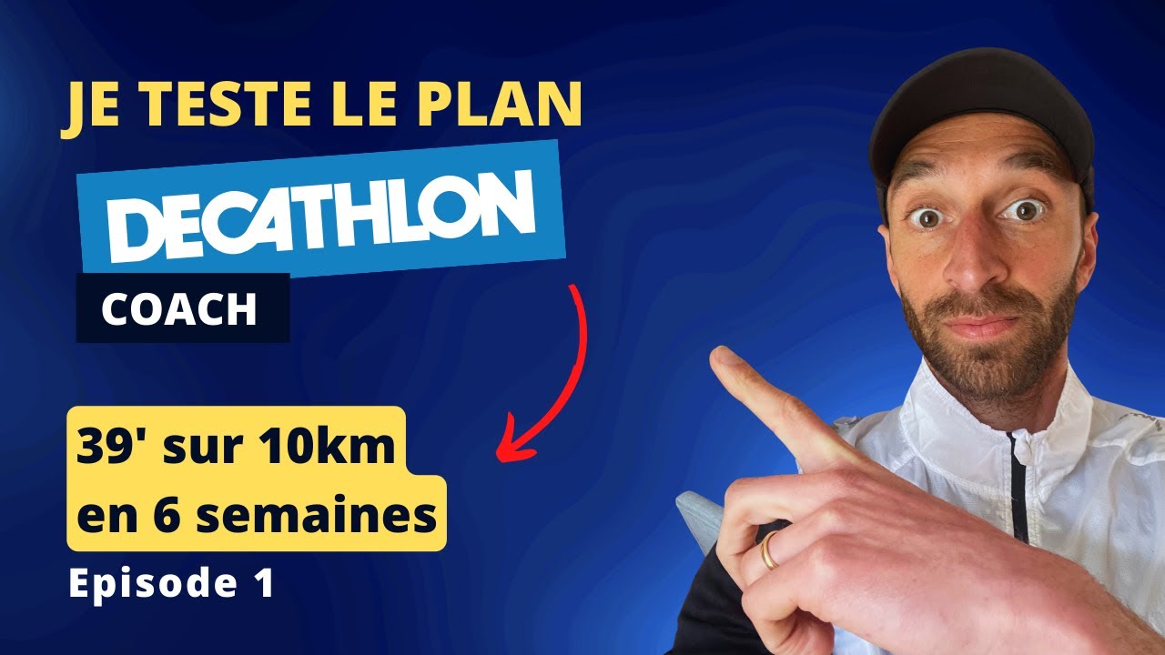 Je teste le plan d'entraînement DECATHLON COACH 🏃‍♂️ ( ️ casser mon RP sous les 40' au 10km 💥