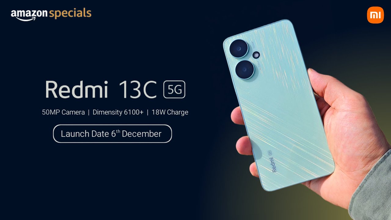 Redmi 13C 5G with 50MP camera set to debut in India on Dec 6