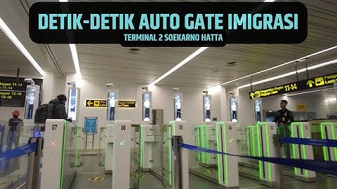 CARA MENGGUNAKAN AUTOGATE BANDARA SOEKARNO HATTA Hatta Terminal 2 | vlog #154
