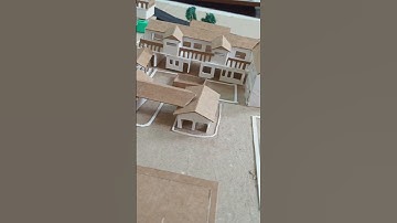 beautiful architectural model of final year thesis☺️☺️☺️ | architectural model making