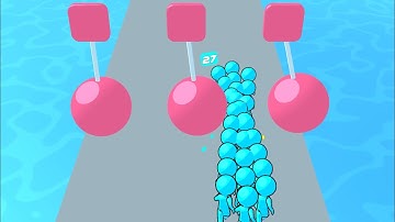 Runner Pusher - All Levels Gameplay Android, iOS