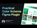 Best color scheme generator figma plugin  web app ever