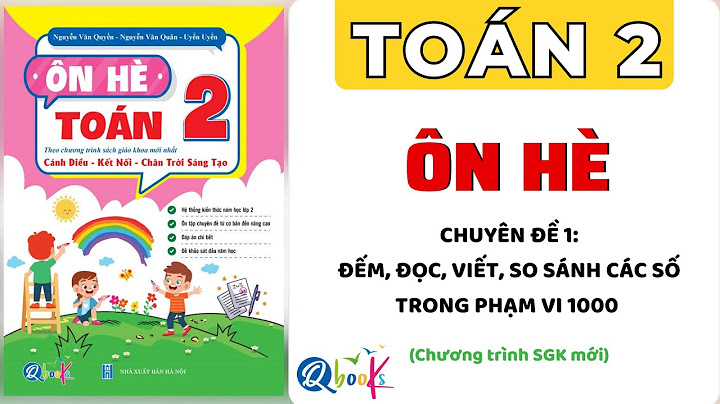 Vở hướng dẫn ôn tập hè môn toán lớp 2 năm 2024