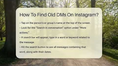 How To Find Old DMs On Instagram? - Everyday-Networking
