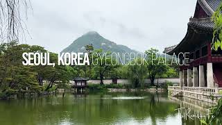 Misty Mountain Korean Garden Ambience | Gyeongbok Palace | 2 Hour Calm Water Sounds screenshot 4