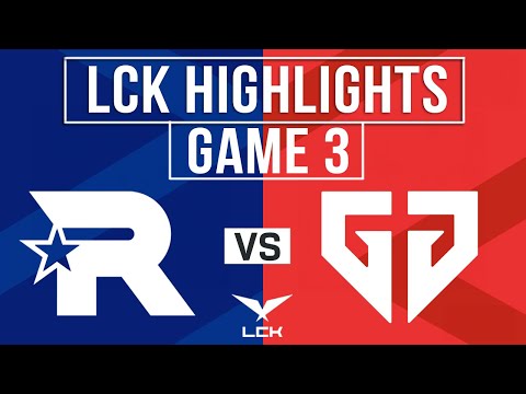 KT vs GEN Highlights Game 3 | LCK 2025 | KT Rolster vs Gen.G