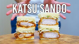 Katsu Sando en dos versiones (con Shokupan casero)