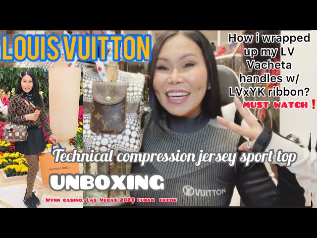 198 LOUIS VUITTON TECHNICAL COMPRESSION JERSEY SPORT TOP UNBOXING