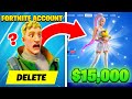Deleting a DEFAULTS Fortnite Account & Suprising Him With a New One