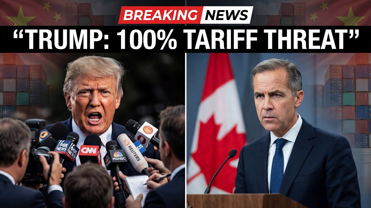 Trump's Shocking 100% Tariff; Canada-China Deal TRIGGERED Trump's Biggest Tariff Threat