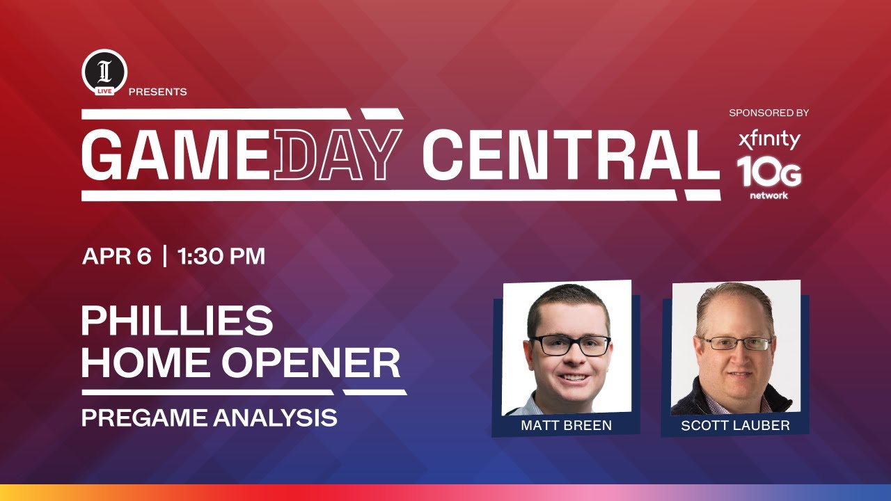 GameDay Central Phillies Home Opener YouTube