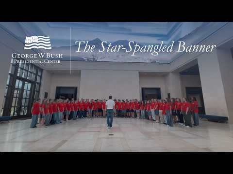 The Star-Spangled Banner performed by Heritage Youth Chorus at the Bush Museum