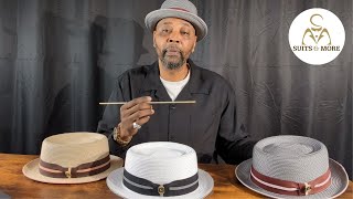 Henize Collection: Stylish Pork Pie Hats for Men