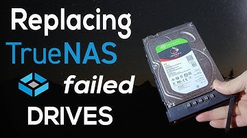 #TrueNAS 12: Replace failed degraded drive and do server maintenance
