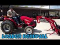 TYM T264 Tractor Loader Removal and Install