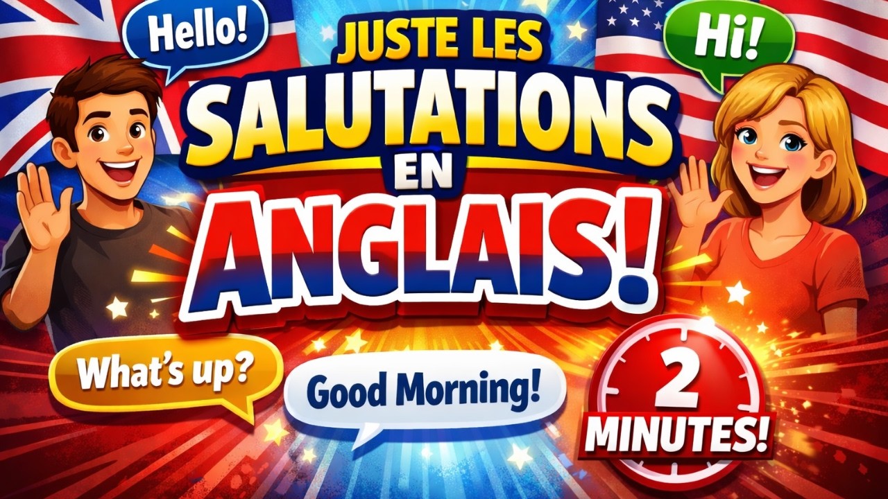 Se saluer en anglais facilement | Les salutations essentielles en 2 minutes (Débutants)