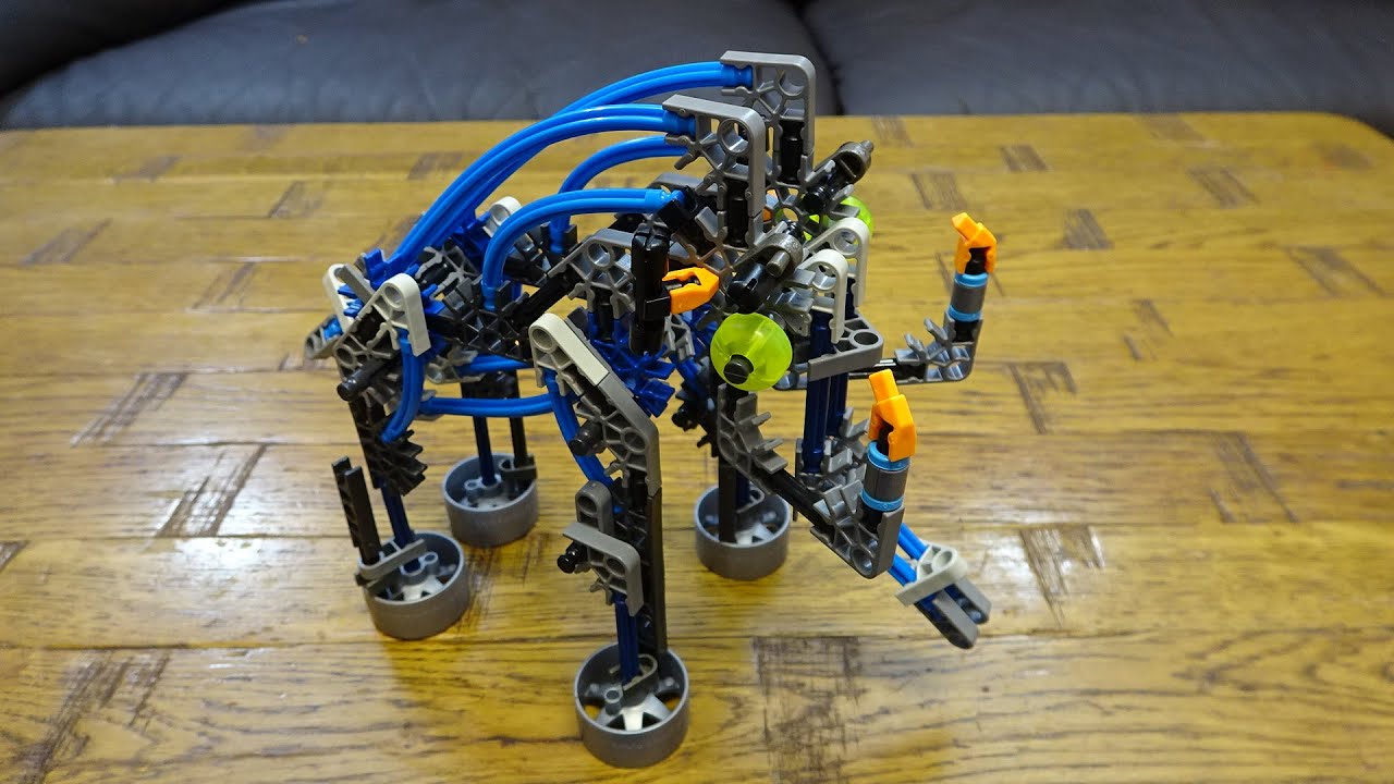 Building a K'nex Mammoth Cyborg Creatures 12463 Set - YouTube