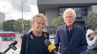 Matthew Perry's parents arrive for sentencing of assistant over his death