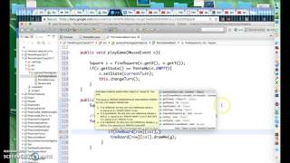 Java II: Pente Finishing MouseListener Functionality