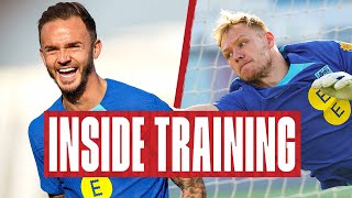 Maddison Returns, Sharpshooting Drill, Pickford Plays Two-Touch & Insane Ramsdale Double Save! 🧤