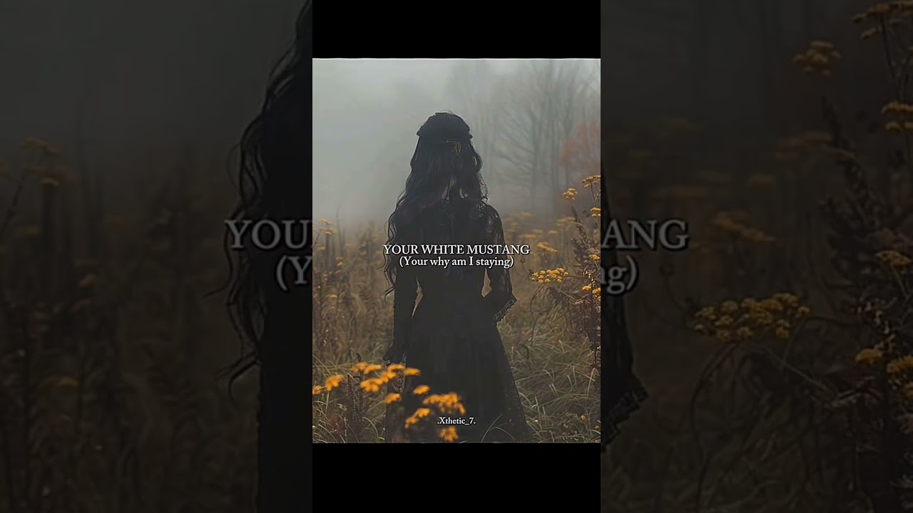 White mustang..!!💗✨✨