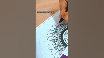 Basic Mandala Patterns 🌼 #mandalasbymrunal✍️
