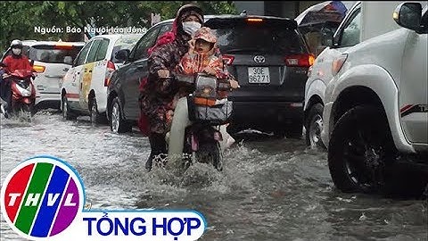 THVL | Nhiều tuyến đường ở TP.HCM lại ngập nước sau cơn mưa