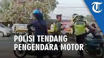 Viral Video Polisi Tendang Pemotor RX King hingga Tersungkur, Polres Tangerang Beri Penjelasan
